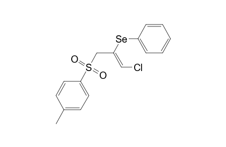 Benzene, 1-[[3-chloro-2-(phenylseleno)-2-propenyl]sulfonyl]-4-methyl-, (Z)-