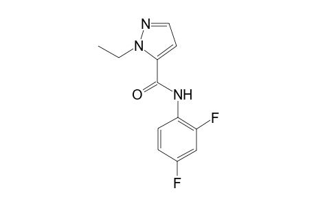 2H-Pyrazole-3-carboxylic acid, 2-ethyl-, (2,4-difluorophenyl)amide