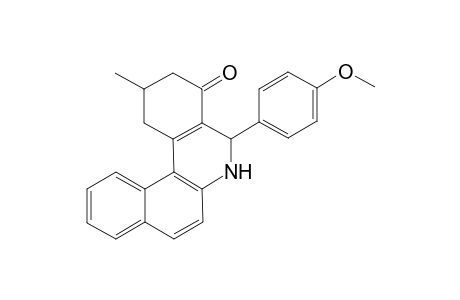 5-(4-Methoxyphenyl)-2-methyl-2,3,5,6-tetrahydro-1H-benzo[a]phenanthridin-4-one