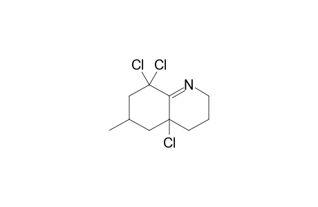 4a,8,8-Trichloro-6-methyl-2,3,4,4a,5,6,7,8-octahydroquinoline