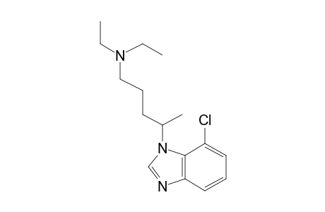 4-(7-Chloro-1H-benzimidazol-1-yl)-N,N-diethyl-1-pentanamine