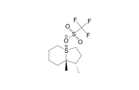 ENDO-CIS-6,7-DIMETHYL-1-THIONIABICYCLO-[4.3.0]-NONANE-TRIFLUOROMETHANESULFONATE