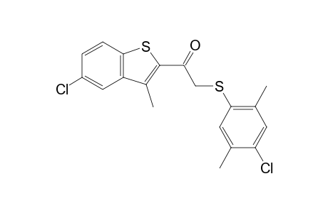 5-chloro-3-methylbenzo[b]thien-2-yl [(4-chloro-2,5-xylyl)thio]methyl ketone