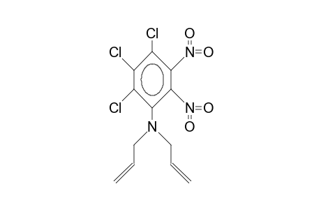2,3,4-Trichloro-5,6-dinitro-N,N-diallyl-aniline