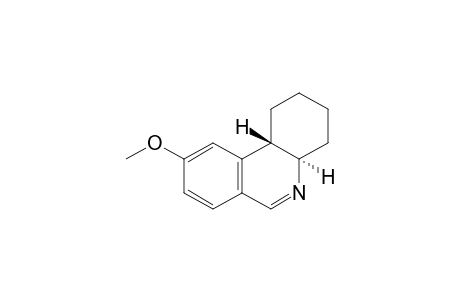 9-Methoxy-trans-1,2,3,4,4a,10b-hexahydrophenanthridine