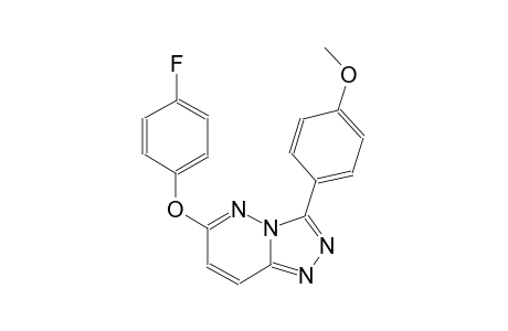 [1,2,4]triazolo[4,3-b]pyridazine, 6-(4-fluorophenoxy)-3-(4-methoxyphenyl)-