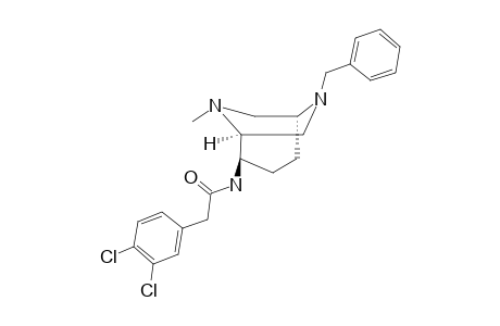 N-[(1R,2R,5S)-6-BENZYL-8-METHYL-6,8-DIAZABICYCLO-[3.2.2]-NONAN-2-YL]-2-(3,4-DICHLOROPHENYL)-ACETAMIDE