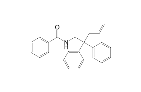 N-(2,2-diphenylpent-4-enyl)benzamide