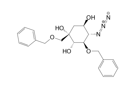(1S,2S,4R,5S,6R)-5-azido-6-benzoxy-2-(benzoxymethyl)cyclohexane-1,2,4-triol