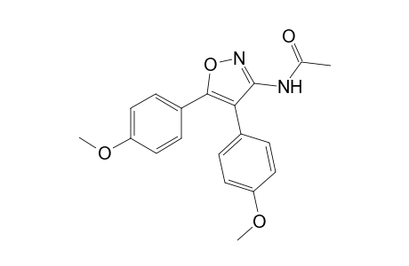 N-[4,5-Bis(4-methoxyphenyl)-3-isoxazolyl]acetamide