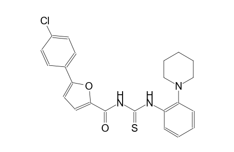 N-[5-(4-chlorophenyl)-2-furoyl]-N'-[2-(1-piperidinyl)phenyl]thiourea