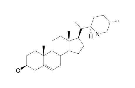 OBLONGININE;(2R,25S)-22,26-EPIMINOCHOLEST-5-EN-3-BETA-OL;(22R)-22,N-DIHYDROVERAZINE