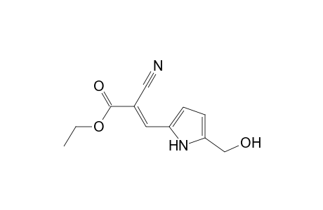 2-Propenoic acid, 2-cyano-3-[5-(hydroxymethyl)-1H-pyrrol-2-yl]-, ethyl ester