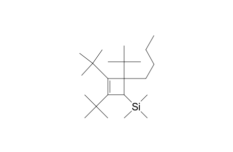 1,2,3-tri(t-Butyl)-3-(n-butyl)-4-(trimethylsilyl)-1-cyclobutene