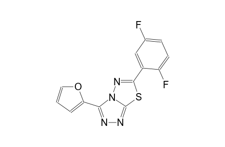 [1,2,4]triazolo[3,4-b][1,3,4]thiadiazole, 6-(2,5-difluorophenyl)-3-(2-furanyl)-