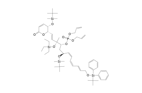 #21;DIALLYL-(1E,3R,4R,6R,7Z,9Z,11E,5'S,6'S)-6-TERT.-BUTYLDIMETHYLSILOXY-1-(5'-TERT.-BUTYLDIMETHYLSILOXY-5',6'-DIHYDRO-2'-OXO-2H-PYRAN-6'-YL)-13-TERT.-BUTYLDIPH