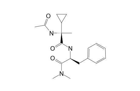 N(2)-[(S)-N(2)-ACETYL-2-CYCLOPROPYLALANYL]-L-PHENYLALANINE-DIMETHYLAMIDE