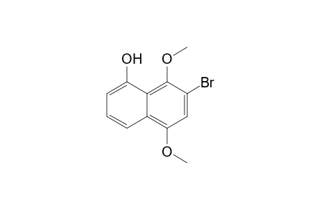 7-Bromanyl-5,8-dimethoxy-naphthalen-1-ol