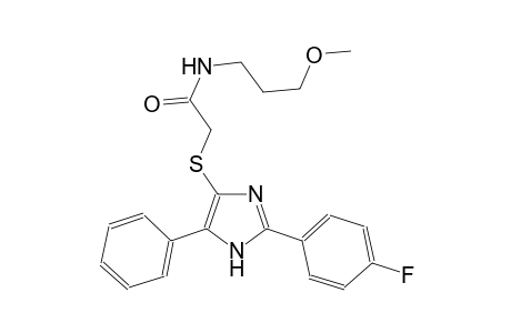 acetamide, 2-[[2-(4-fluorophenyl)-5-phenyl-1H-imidazol-4-yl]thio]-N-(3-methoxypropyl)-