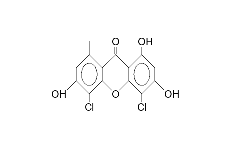 4,5-Dichloro-8-methyl-1,3,6-trihydroxy-xanthone