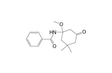N-(1-Methoxy-5,5-dimethyl-3-oxocyclohex-1-yl)benzamide