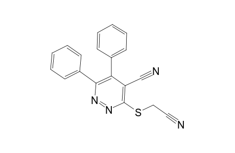 3-Cyanomethylthio-4-cyano-5,6-diphenylpyridazine