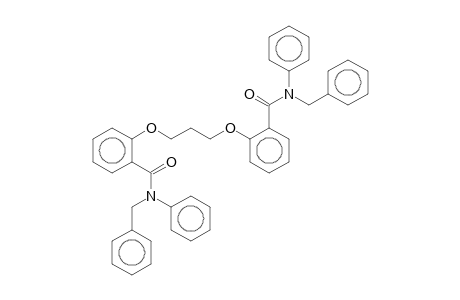 2-[3-[2-[oxo-(N-(phenylmethyl)anilino)methyl]phenoxy]propoxy]-N-phenyl-N-(phenylmethyl)benzamide
