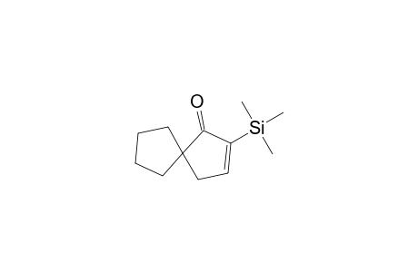 Spiro[4.4]non-2-en-1-one, 2-(trimethylsilyl)-