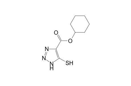 5-Mercapto-1H-[1,2,3]triazole-4-carboxylic acid cyclohexyl ester