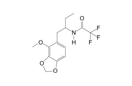 1-(2-Methoxy-3,4-methylenedioxyphenyl)butan-2-amine TFA