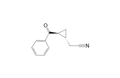 2-[(1R,2S)-2-(phenylcarbonyl)cyclopropyl]ethanenitrile