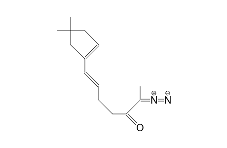 7-(4,4-Dimethyl-1-cyclopenten-1-yl)-2-diazo-6-trans-heptenone-3