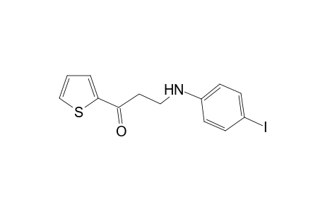 3-(4-Iodoanilino)-1-(2-thienyl)-1-propanone