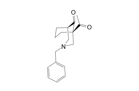 (1S*,5R*)-1-Acetyl-3-benzyl-3-azabicyclo[3.3.1]nonan-9-one