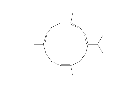 1,3,7,11-Cyclotetradecatetraene, 1,7,11-trimethyl-4-(1-methylethyl)-, (all-E)-