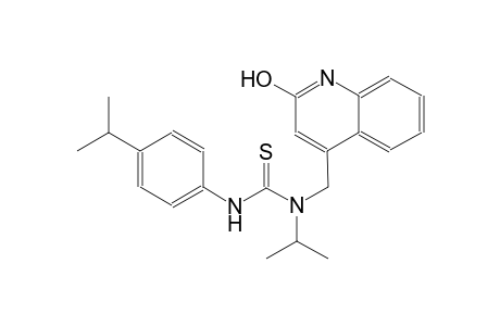 thiourea, N-[(2-hydroxy-4-quinolinyl)methyl]-N-(1-methylethyl)-N'-[4-(1-methylethyl)phenyl]-