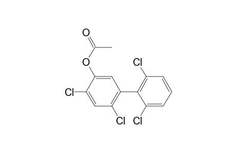 5-Hydroxy-2,2',4,6'-tetrachlorobiphenyl, acetate