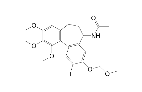 N-(3-methoxymethyloxy-2-iodo-9,10,11-trimethoxy-6,7-dihydro-5H-dibenzo[a,c]cyclohepten-5-yl)acetamide