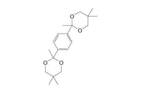 1,4-BIS-(2,5,5-TRIMETHYL-1,3-DIOXAN-2-YL)-BENZENE