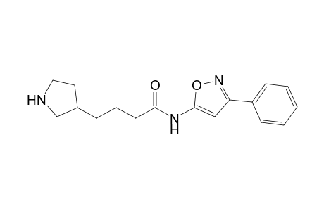 N-(3'-Phenyl-5'-isoxazolyl)-3-pyrrolidinebutanamide