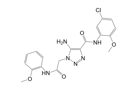 5-amino-N-(5-chloro-2-methoxyphenyl)-1-[2-(2-methoxyanilino)-2-oxoethyl]-1H-1,2,3-triazole-4-carboxamide