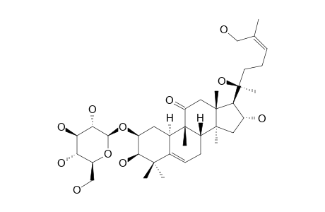 (2-BETA,3-BETA,9-BETA,10-ALPHA,16-ALPHA,20-BETA,24Z)-2-(BETA-D-GLUCOPYRANOSYLOXY)-3,16,20,26-TETRAHYDROXY-9-METHYL-19-NORLANOST-5,24-DIENE-11-ONE