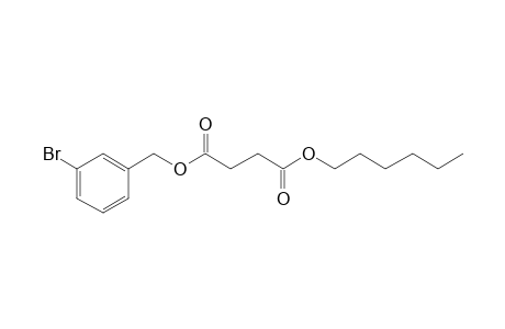 Succinic acid, 3-bromobenzyl hexyl ester