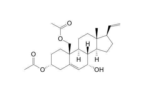 [(3R,7S,8S,9S,10S,13R,14S,17R)-3-acetoxy-7-hydroxy-13-methyl-17-vinyl-2,3,4,7,8,9,11,12,14,15,16,17-dodecahydro-1H-cyclopenta[a]phenanthren-10-yl]methyl acetate
