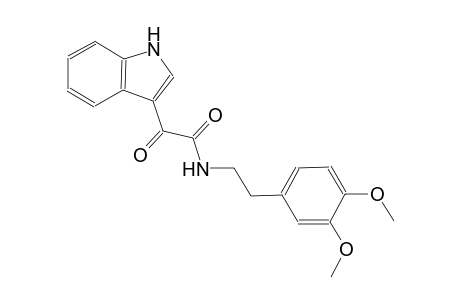 Acetamide, N-[2-(3,4-dimethoxyphenyl)ethyl]-2-(1H-indol-3-yl)-2-oxo-