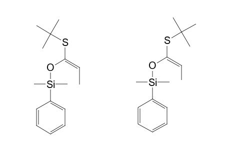 (Z)-DIMETHYLPHENYL-[(1-(1,1-DIMETHYLETHYL)-THIO)-1-PROPENYL)-OXY]-SILANE