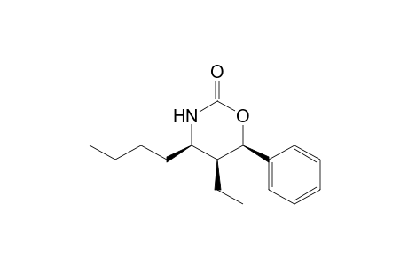 (4R,5S,6R)-4-Butyl-5-ethyl-6-phenyl-1,3-oxazinan-2-one