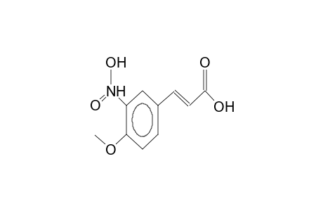 3-nitro-4-methoxycinnamic acid
