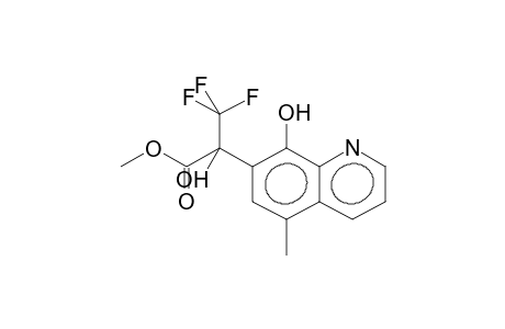 5-METHYL-8-HYDROXY-7-(1-HYDROXY-1-CARBMETHOXYTRIFLUOROETHYL)QUINOLINE