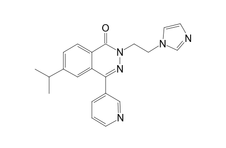 6-(Isopropyl)-2-[2-(1-imidazoyl)ethyl]-4-(3-pyridyl)-1(2H)-phthazinone